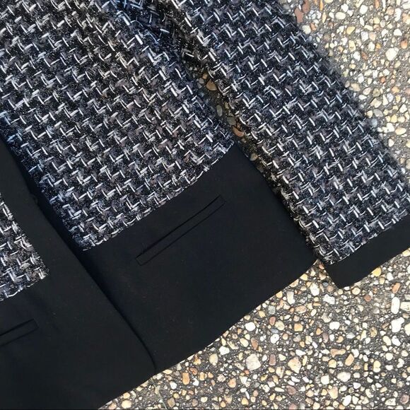 Lovely Nygard metallic weave black gray jacket 8 - Picture 3 of 8